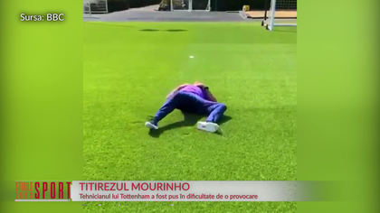 VIDEO  | Mourinho a acceptat provocarea „titirezul”. Imagini amuzante cu The Special One