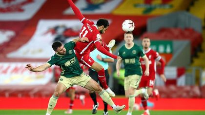 Liverpool a câştigat cu 2-1 confruntarea cu Sheffield United, după ce a revenit de la 0-1