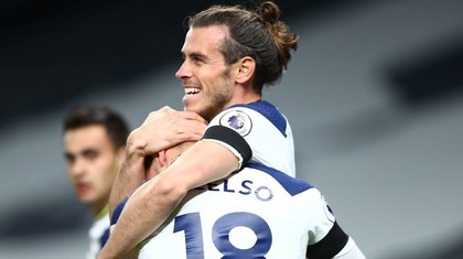 VIDEO Gareth Bale a marcat primul gol de la revenirea la Tottenham! Starul galez i-a adus lui Mourinho trei puncte de aur