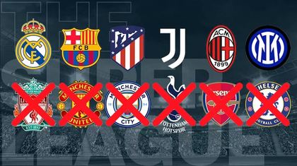 OFICIAL | Toate cele şase echipe din Premier League s-au retras din Super Liga Europeană