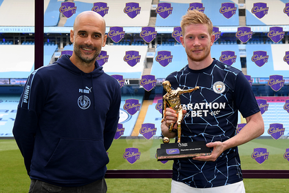Kevin de Bruyne, cel mai bun jucător al sezonului în Premier League pentru a doua oară la rând