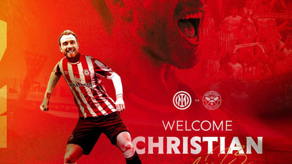 OFICIAL ǀ Christian Eriksen revine! A semnat până la vară cu Brentford