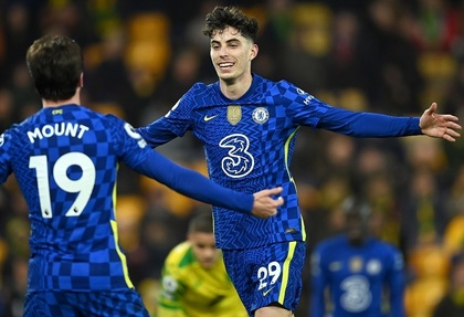 Seară plină de goluri în Premier League. Chelsea s-a impus pe terenul lui Norwich