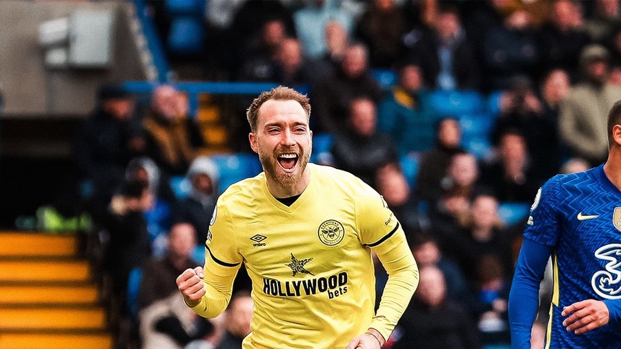 Primul gol pentru Eriksen de la revenirea în Anglia. Brentford a făcut scor cu Chelsea!