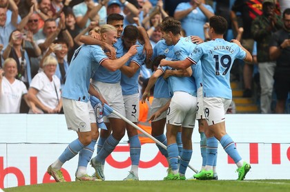 VIDEO | Rezultatele etapei a 5-a din Premier League: Man. City a făcut scorul rundei, Liverpool a câştigat la ultima fază, Arsenal menţine şirul victoriilor 