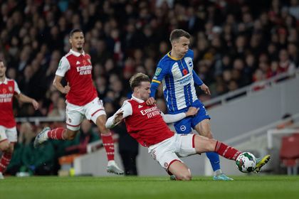 VIDEO | Ultimul meci al anului în Premier League: Brighton - Arsenal, de la 19:30, live pe Prima Sport 1, inclusiv în reţeaua Orange