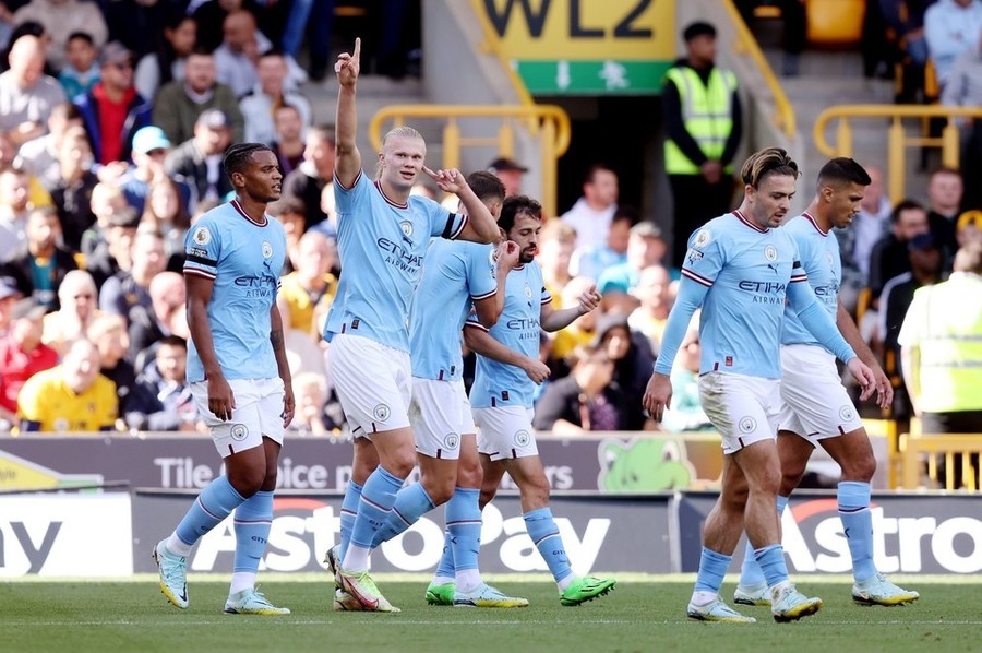 VIDEO | Haaland, meci de cinci stele pentru Man. City! Nordicul, senzaţie în partida cu Wolves 