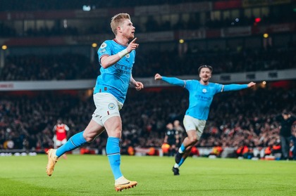 VIDEO | Rocadă între primele două locuri din Premier League: Arsenal - Manchester City 1-3! Gol şi pasă de gol pentru De Bruyne! Haaland a închis tabela