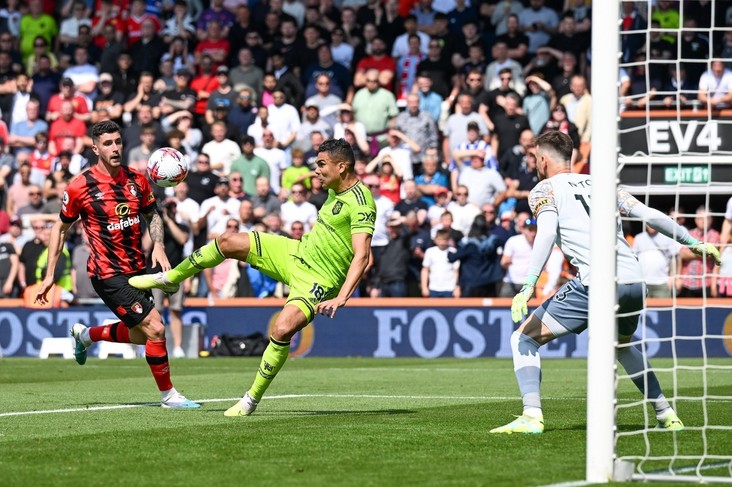 VIDEO | Bournemouth - Manchester United, 0-1. Reuşita acrobatică a lui Casemiro le aduce 3 puncte cruciale ”diavolilor roşii”