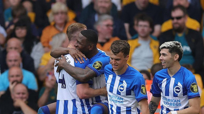 VIDEO | Brighton - Wolves, 0-0, în direct pe Prima Sport 3. Remiză fără goluri pe "Falmer Stadium"