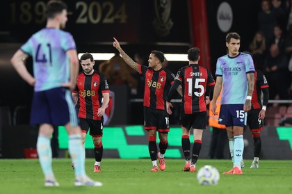 VIDEO | Bournemouth - Arsenal 2-0. Puncte mari pierdute de ”tunari” după un meci de coşmar