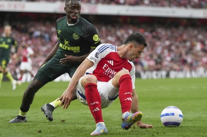 VIDEO | Arsenal - Brentford 1-1. ”Tunarii” ajung la două remize consecutive în Premier League