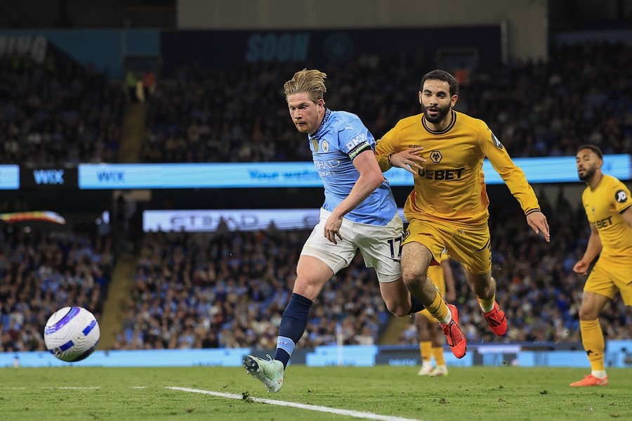 VIDEO | Manchester City – Wolverhampton 1-0. Kevin De Bruyne aduce un succes crucial pentru ”cetăţeni”