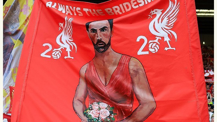 ”Întotdeauna domnişoară de onoare, niciodată mireasă”. Cum au fost ironizaţi jucătorii de la Arsenal la meciul cu Liverpool