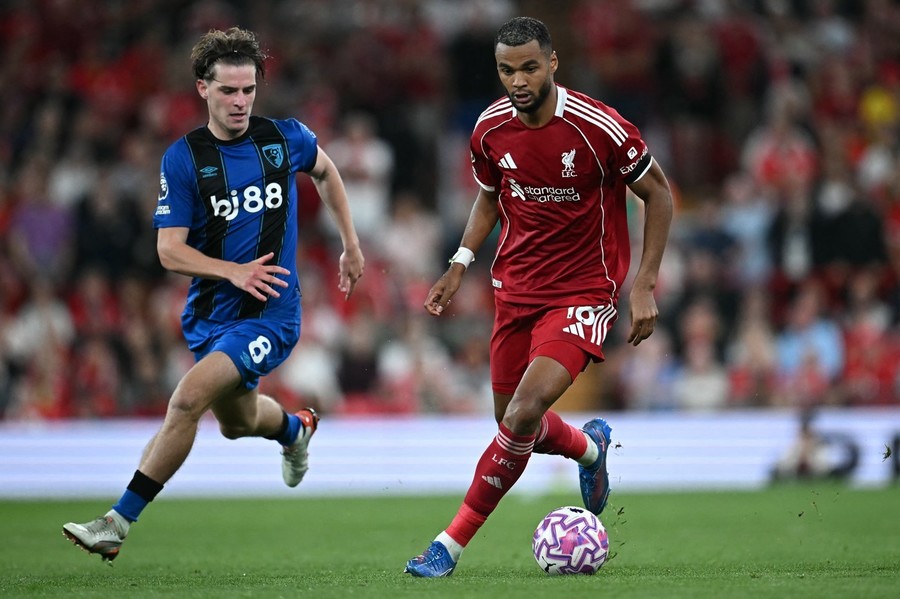 Liverpool - Bournemouth 4-2. Momente pline de emoţie în memoria lui Diogo Jota