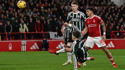 VIDEO ǀ Nottingham - Manchester United, 2-1. ”Diavolii roşii” au încheiat anul în stilul lor din era post Sir Alex Ferguson