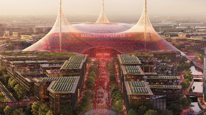 Proiect uluitor pentru noul stadion al lui Manchester United – va avea 100.000 de locuri