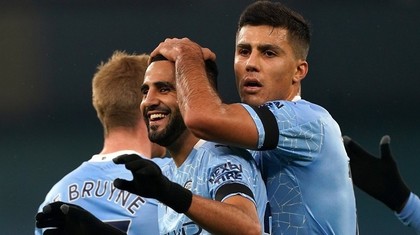 Manchester City a făcut spectacol cu Burnley. Riyad Mahrez, omul meciului