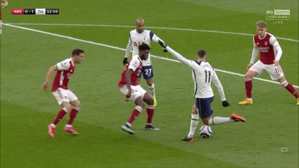 VIDEO | Gol fantastic marcat de Erik Lamela în derby-ul nordului Londrei! Argentinianul a făcut rabona să pară o execuţie simplă