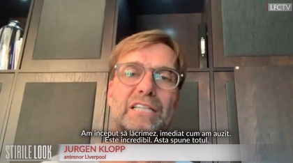 VIDEO | Clipul care l-a făcut pe Jurgen Klopp să plângă! Cel mai emoţionant You'll Never Walk Alone