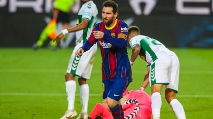 VIDEO | Barcelona – Elche 3-0. Messi a reuşit o ‘dublă’ şi este golgheterul LaLiga, cu 18 reuşite