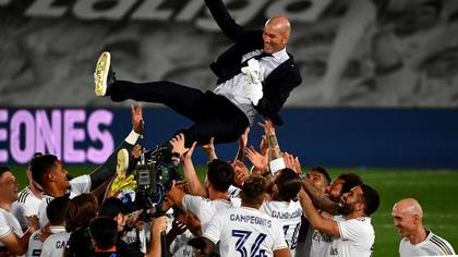 Zidane, după al doilea titlu de când o antrenează pe Real Madrid. ”E unul dintre cele mai bune momente pe care le-am trăit din punct de vedere profesional”
