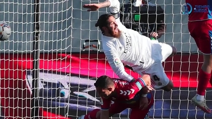 Sergio Ramos s-a răstit la adresa arbitrului, după ce nu i-a acordat un penalty, la meciul cu Elche