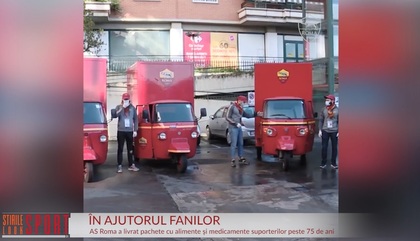 VIDEO | AS Roma, gest minunat pentru fanii afectaţi de coronavirus