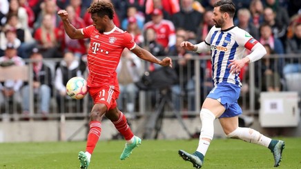 VIDEO ǀ Bayern Munchen - Hertha Berlin 2-0! Golurile lui Serge Gnabry şi Kingsley Coman îi urcă pe bavarezi pe locul 1 în Bundesliga