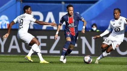 Înfrângere grea pentru PSG cu Lille! Neymar a văzut cartonaşul roşu