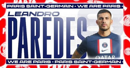 PSG l-a cedat sub formă de împrumut pe Leonardo Paredes la Juventus Torino