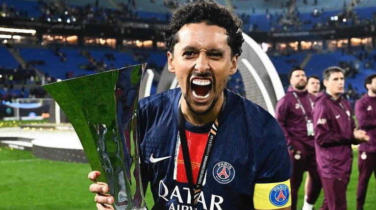 Brazilianul Marquinhos a devenit cel mai titrat jucător din istoria PSG. El a ajuns la 31 de trofee câştigate