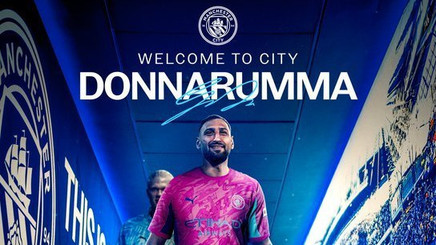 Manchester City a oficializat transferul lui Gianluigi Donnarumma de la PSG. Portarul italian a semnat pe cinci sezoane