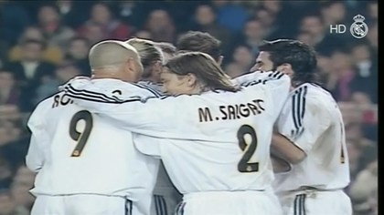 #MeciulZilei | VIDEO Barcelona - Real Madrid 1-2 (2003). Ronaldo şi Roberto Carlos au redus Camp Nou la tăcere