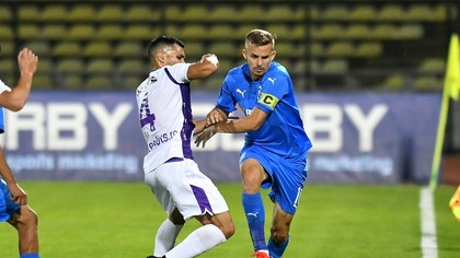 Sancţiuni drastice pentru Drăghici de la FC Argeş, după ce a fost eliminat în partida cu Universitatea Craiova