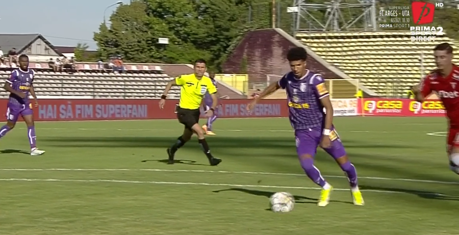 VIDEO | FC Argeş a avut nevoie de mai puţin de două minute pentru a deschide scorul cu UTA