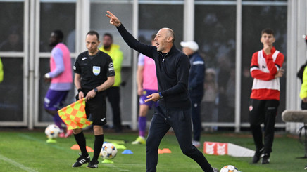 VIDEO | Bogdan Andone, din nou supărat pe jucători. ”Cei intraţi în repriza a doua au adus un plus”