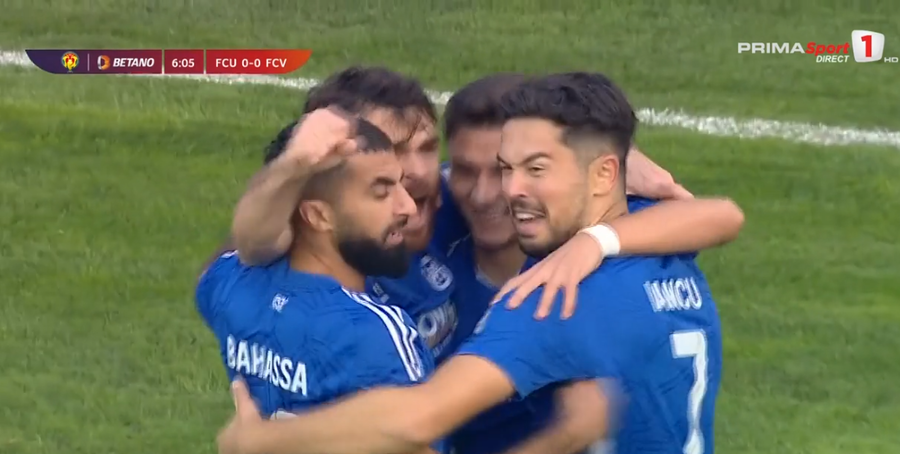 VIDEO | Revenire de bun augur pentru Nicolo Napoli. FCU Craiova, gol frumos în poarta lui FC Voluntari