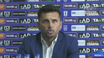 VIDEO | Nicolae Dică, debut nefast la FCU Craiova. ”Nu este ok! Trebuia să fim concentraţi”