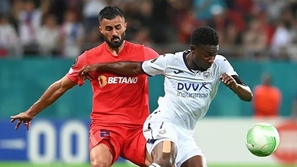 FCSB – Anderlecht 0-0. Echipa lui Nicolae Dică, prestaţie solidă în primul duel din grupele Conference League de pe Arena Naţională 