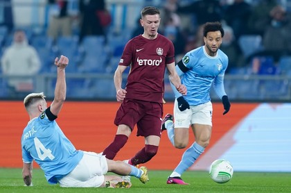 CFR Cluj - Lazio 0-0. Campioana României a jucat curajos, dar părăseşte Conference League
