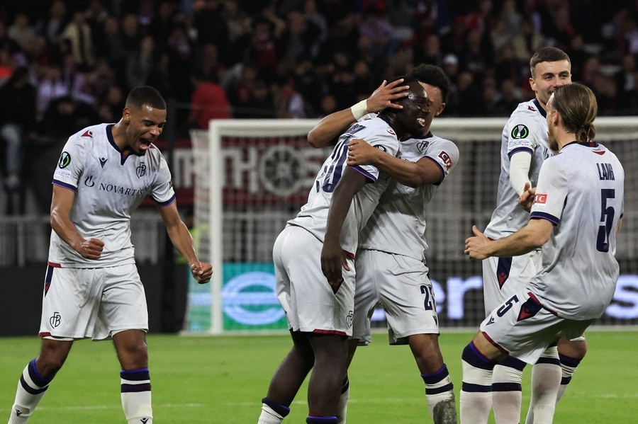 OGC Nice - FC Basel 1-2. Echipa elveţiană s-a calificat în semifinalele Conference League 