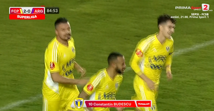 VIDEO | Constantin Budescu, gol după aproape 12 ani pentru Petrolul Ploieşti! A marcat dintr-un penalty discutabil contra lui FC Argeş