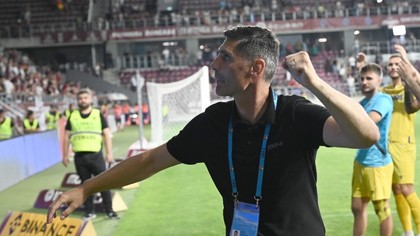 VIDEO ǀ ”Noi nu avem ca obiectiv play-off-ul”. Florin Pîrvu, fericit după remiza cu FCSB
