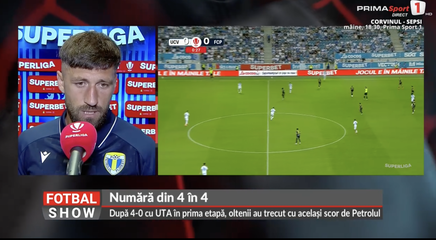 VIDEO | Paul Papp, discurs dur după Craiova - Petrolul 4-0: "Am arătat jalnic"