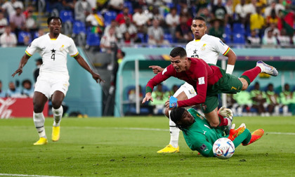 Meci furtunos în Qatar! Portugalia - Ghana 3-2. Ronaldo a marcat, dar nu a strălucit
