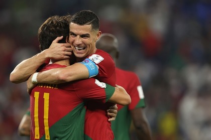 Cristiano Ronaldo, primul jucător din istorie care marchează la cinci Campionate Mondiale