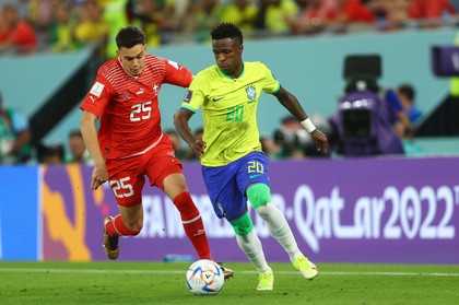 Brazilia - Elveţia 1-0. Casemiro a adus victoria pe final cu o super execuţie