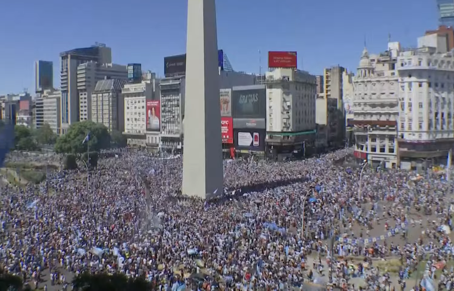 LIVE VIDEO | Ce se întâmplă pe străzile din Argentina, după triumful de la Cupa Mondială 