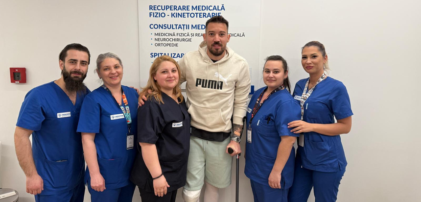 Portarul Iustin Popescu a fost operat. “Voi reveni mai puternic”